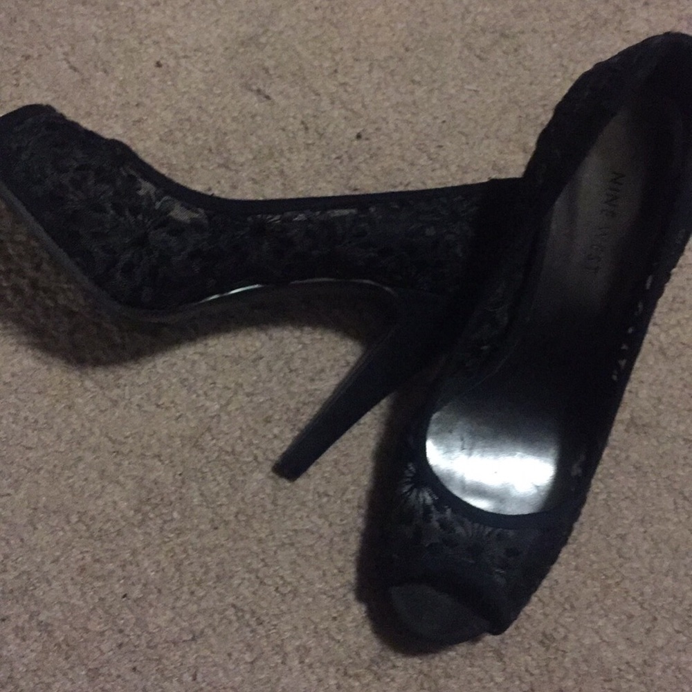 Nine West Lace heels - Picture 3 of 4